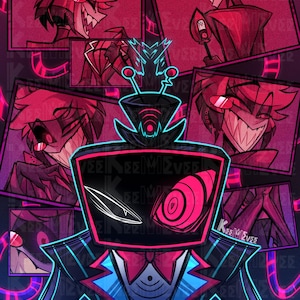 Radiostatic “Obsession” Poster | Hazbin Hotel A3 Size | LIMITED