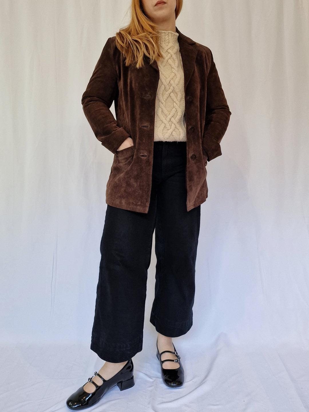 70s Suede Coat - Etsy