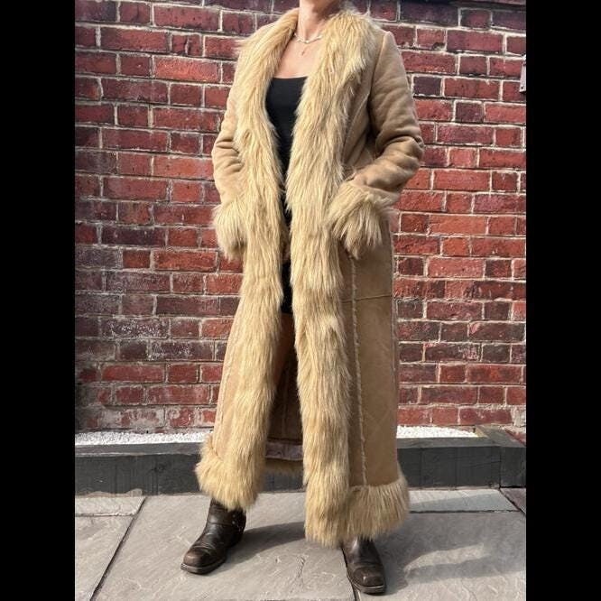 Fur Mantel Cognac Farbener Mantel Max Mara Mäntel » Kaufen Sie