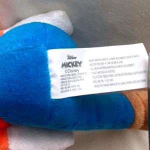 Disney Goofy Plush Toy 12" Stuffed Animal Red Vest Blue Pants Mickey Mouse Club image 3