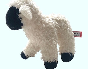Douglas Clementine Lamb Plush 1501 Black White Cuddle Toys 6" Sheep Tags