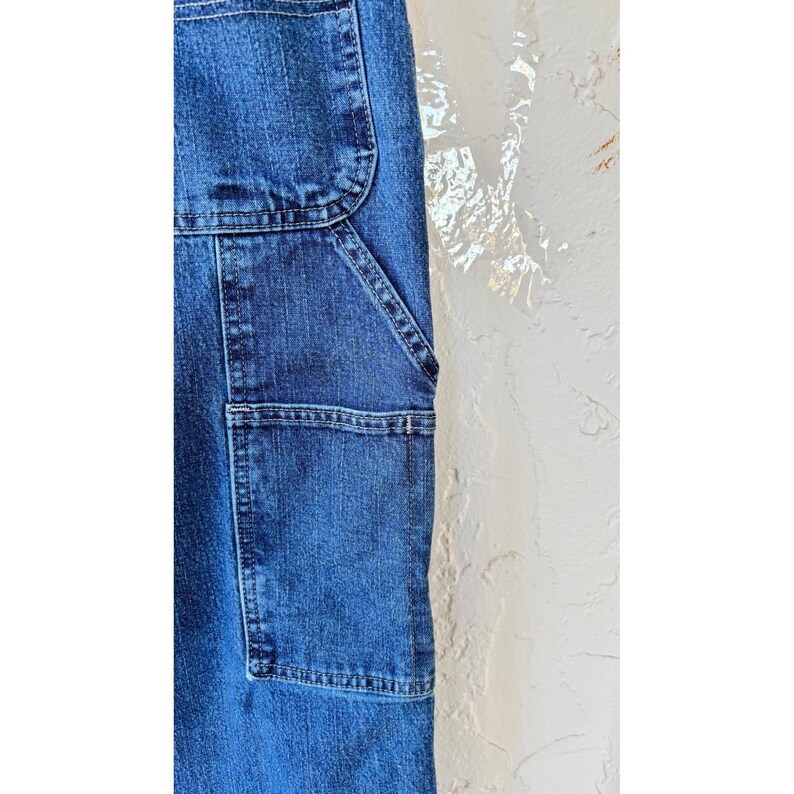Wrangler Men's Jeans 38×32 Straight Leg Western Denim Medium j image 4