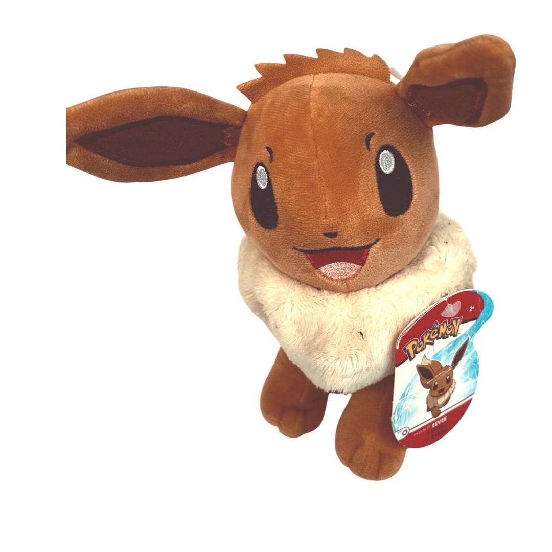 Pokémon Eevee Plush Stuffed Animal Official Nintendo Tomy NWT - Etsy