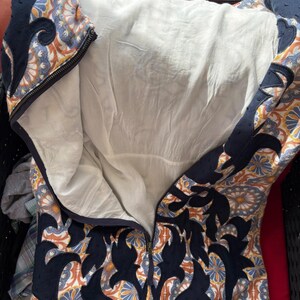 Vanessa Virginia Anthropologie Dress US 6 Boho Floral Appliqué Shift Mini image 8