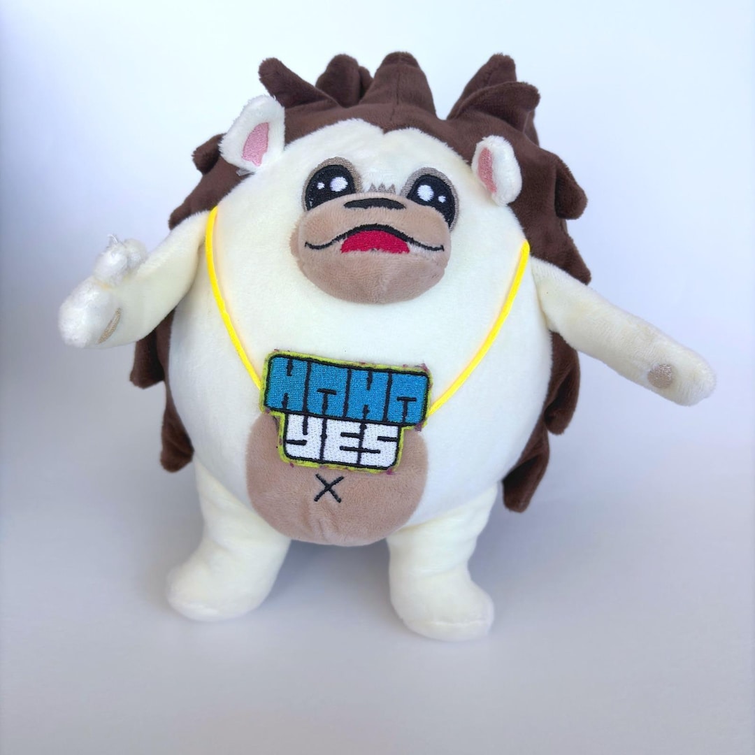 Haha Yes Meme Plush Hedgehog Creature Stuffed Animal Viral Character ...