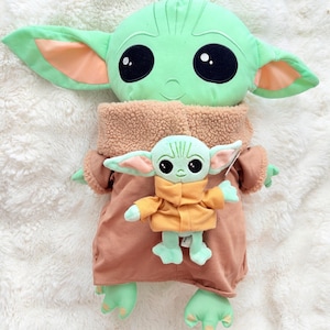 スター・ウォーズ グログ ベビーヨーダ ぬいぐるみセット ラージ＆ミニ マンダロリアン チャイルド ぬいぐるみ 画像 1