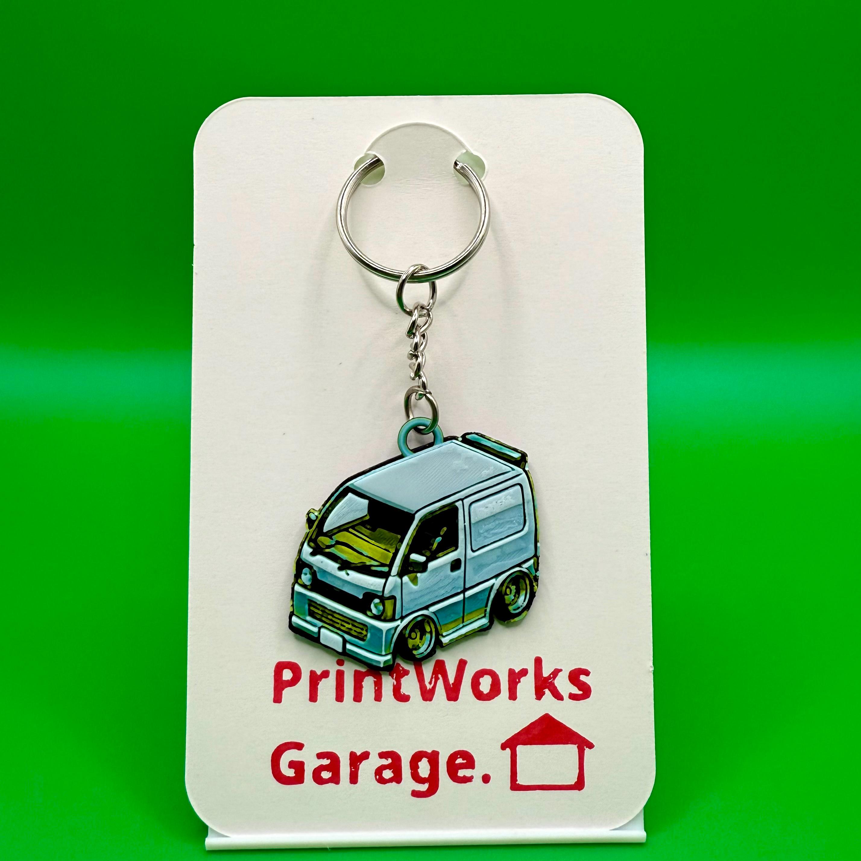 Mighty Mini Van Keychain - Etsy