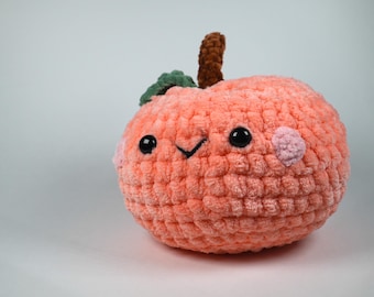 Crochet Peach Plush