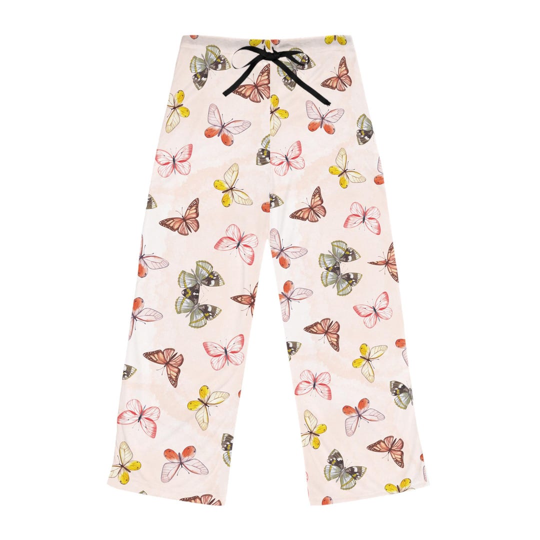 Women's Cute Butterfly Pajama Pants AOP - Etsy