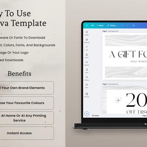 Coupon Card Template, Editable Discount Voucher, Printable Small ...