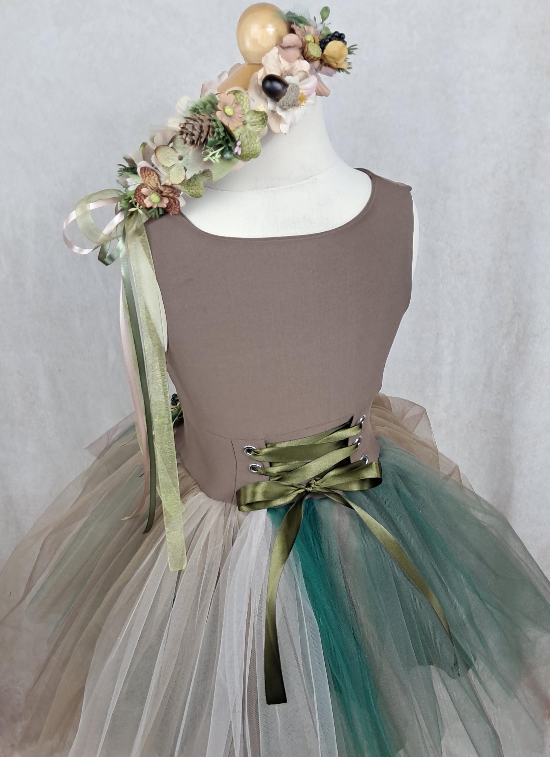 Woodland Fairy Green Dress - Etsy