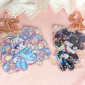 3&quot; Holographic Needy Streamer Overload Keychains