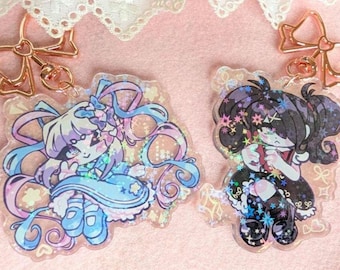 3&quot; Holographic Needy Streamer Overload Keychains