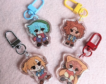 1.5&quot; glitter epoxy YTTD charms