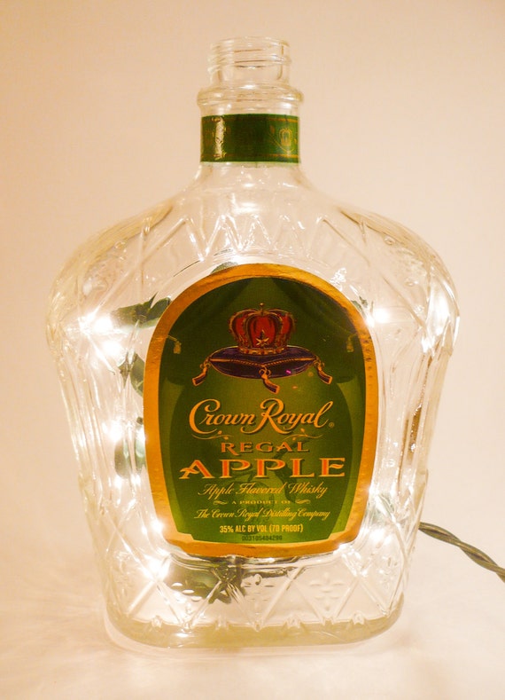 Items similar to Crown Royal Apple 750ml Light Up Liquor Bottle
