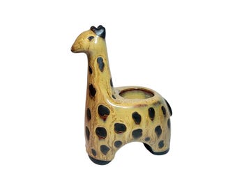 Ceramic Giraffe Tea Light Candle Holder