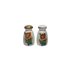 Hand Painted Salt and Pepper Shaker Set - Made in Japan