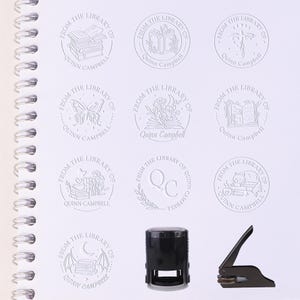 Personalized Book Embosser/From The Library Of Book Embosser/Custom Book Embosser/Library Embosser/Ex libris Embosser Stamp/Book Lover Gifts