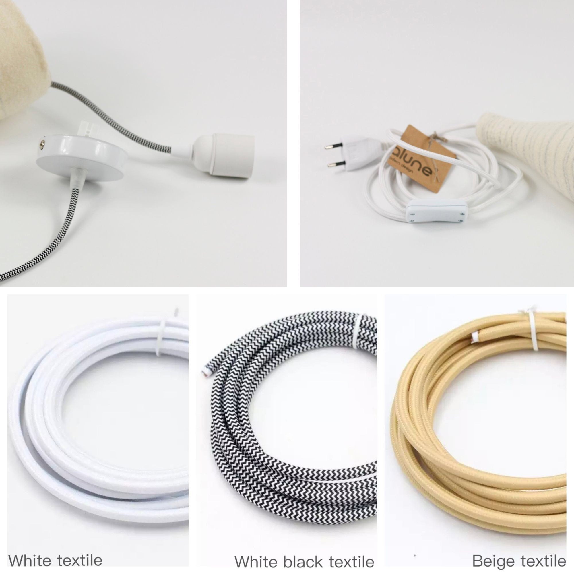 フェルトウールペンダントランプ：スイッチ付き子供部屋のベッドサイド照明 - Etsy 日本