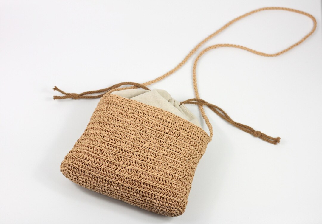 LUCIELALUNE® Raffia Straw Handwoven Crossbody Bag/ Summer - Etsy