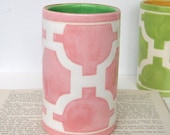 Number 5 Hampton Links Vase in Light Pink