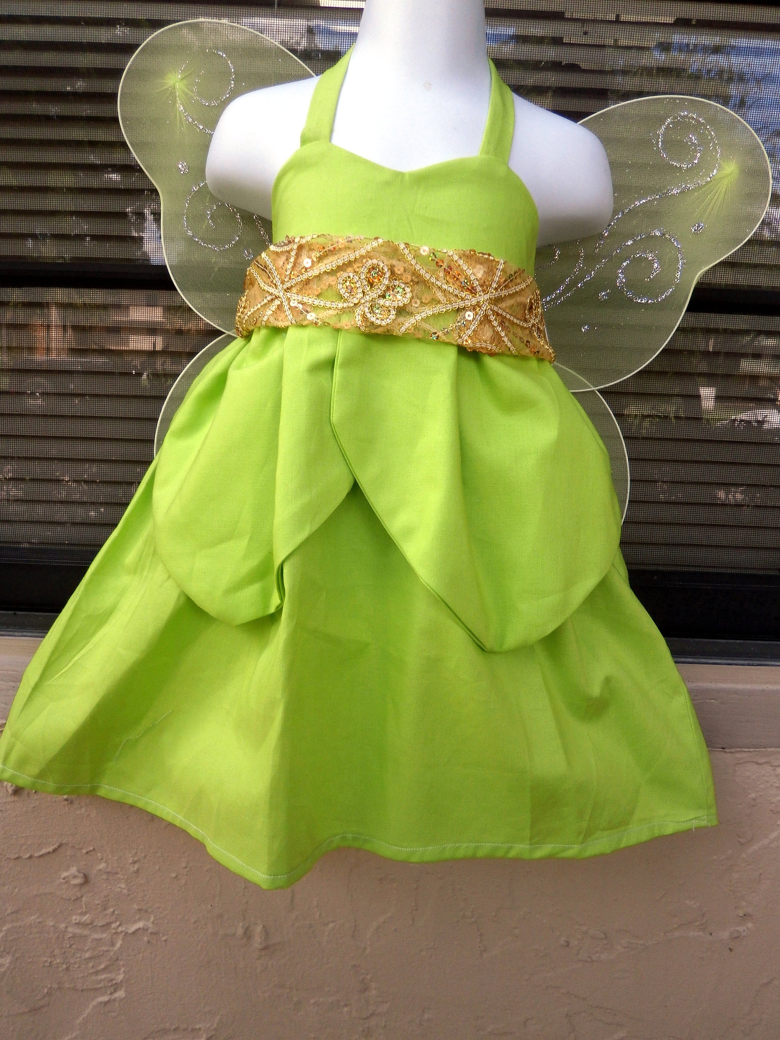 TINKERBELL Dress and Wings Set. Free Shipping in the US - Etsy