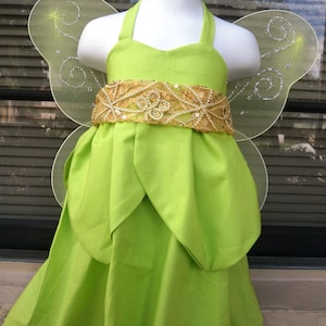 TINKERBELL Dress and Wings Set. Free shipping in the US
