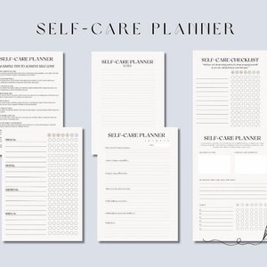 Self-care planner for busy moms mom life wellness planner printable self-care checklist for moms weekly self-care for working moms
