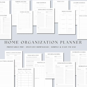 Printable home organization planner, organization home, planner organization, home organization printable, planner organization,organization