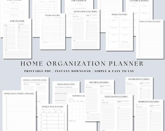 Printable home organization planner, organization home, planner organization, home organization printable, planner organization,organization