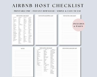 Checklist voor Airbnb-verhuurders: essentiële zaken voor korte termijn verhuur (afdrukbaar)