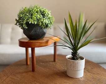 Vintage Wooden Stool | Vintage Foot Stool | Wooden Plant Stand | Plant Stand | Wooden Plant Riser | Vintage Wood Riser | Plant Riser