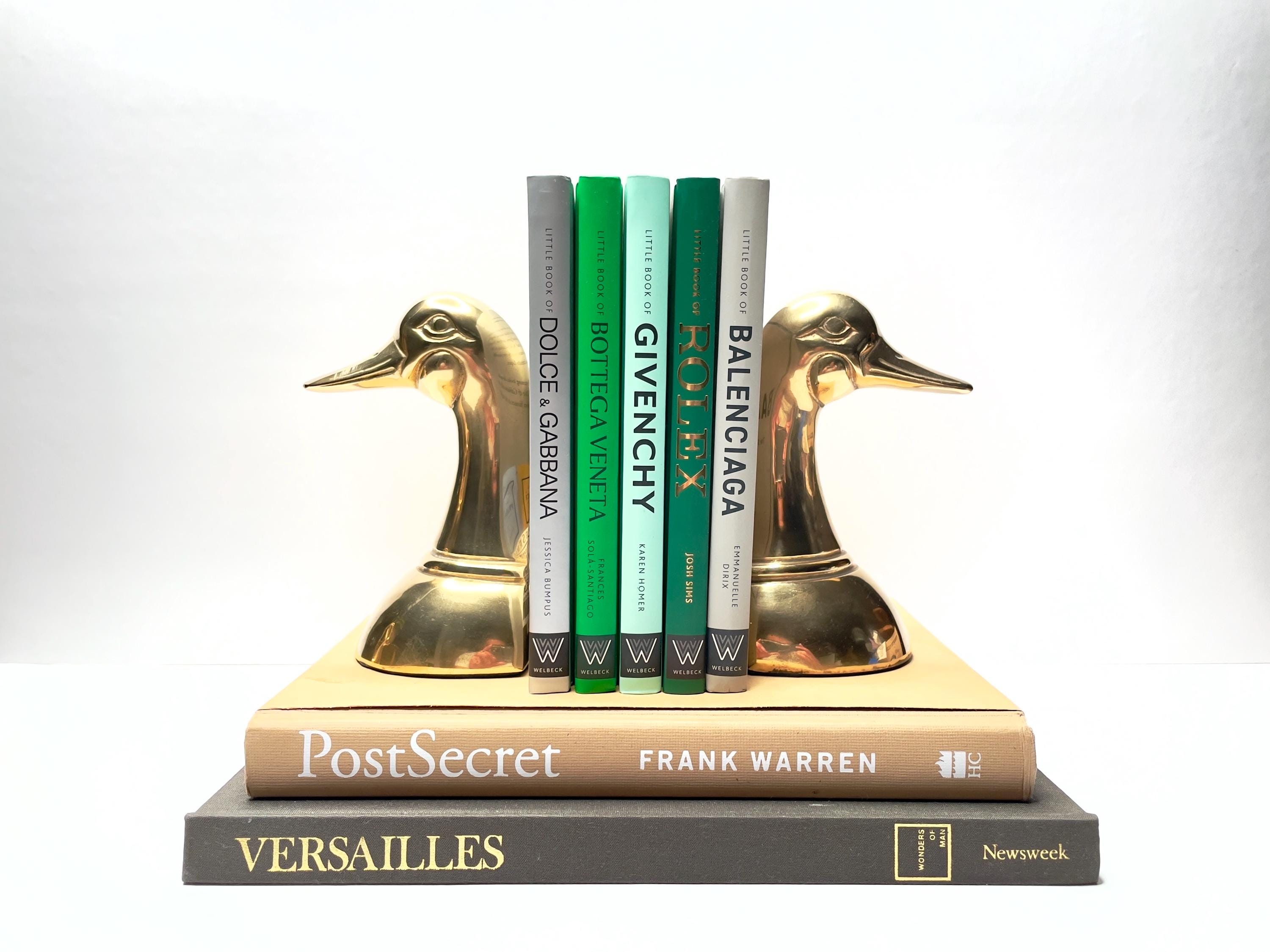 Brass crane bookend - Etsy 日本