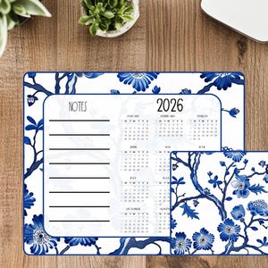 Customizable Tear-Away Weekly Planner Mouse Pad, Personalized Gift