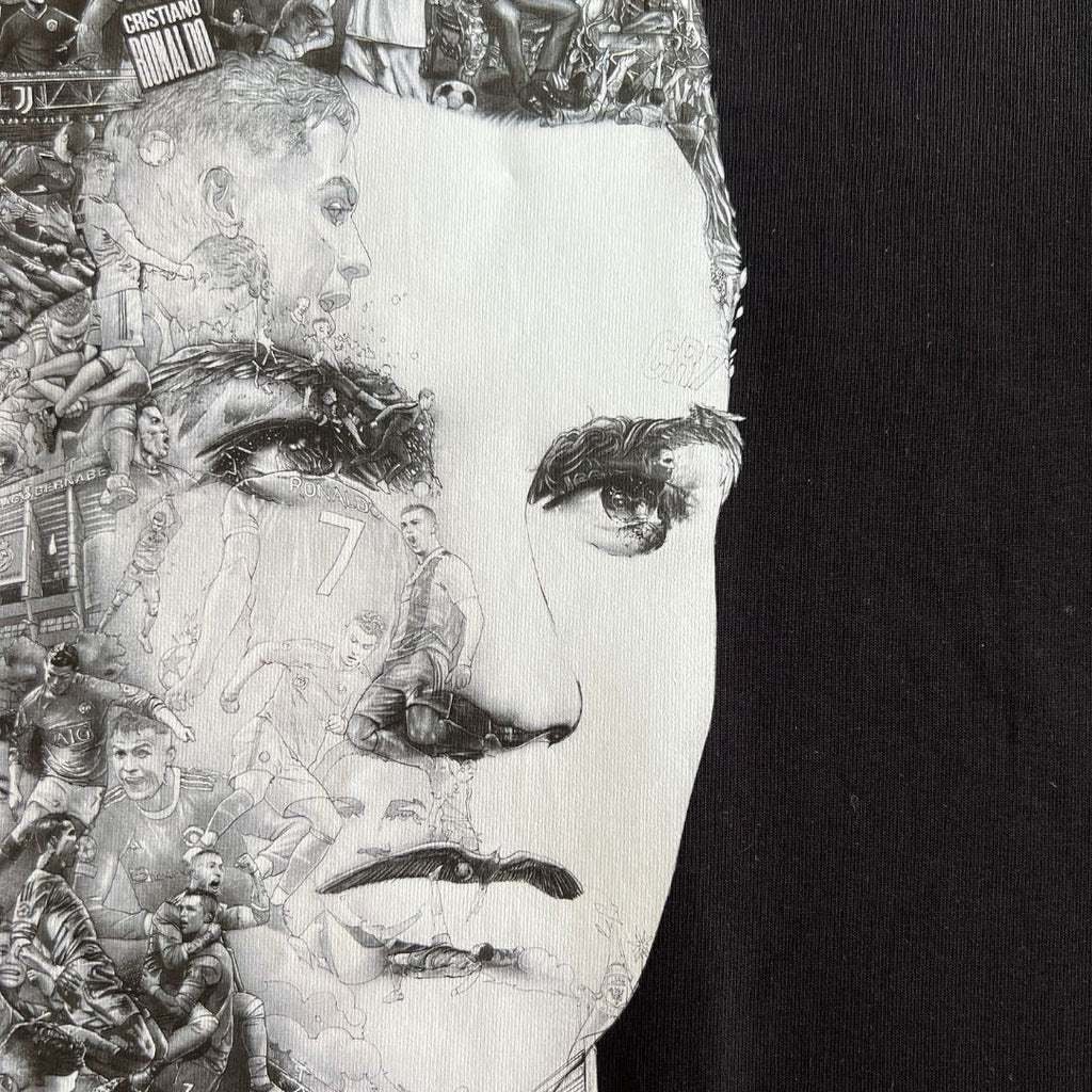 Draw Cristiano Ronaldo Shirt,unisex Cotton,cristiano Ronaldo T-shirt - Etsy