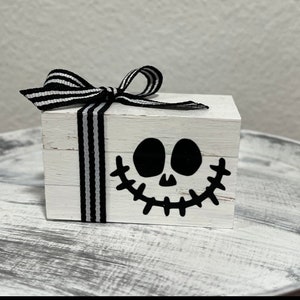 Mini wood Book Stack, Book Stack, Halloween book stack home Decor,  Halloween Tiered Tray decor, Christmas tiered tray decor