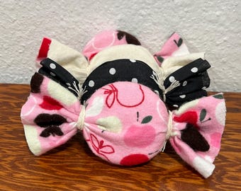 Handmade Fabric Apple Candies - Tiered Tray Decor - Set of 4