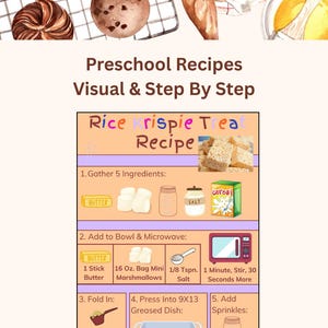 幼稚園児向けのお菓子作りと料理のレシピ、安全で視覚的に分かりやすい幼児向けレシピ、子どもと一緒に作る簡単で楽しいお菓子作り、モンテッソーリまたはホームスクール向け