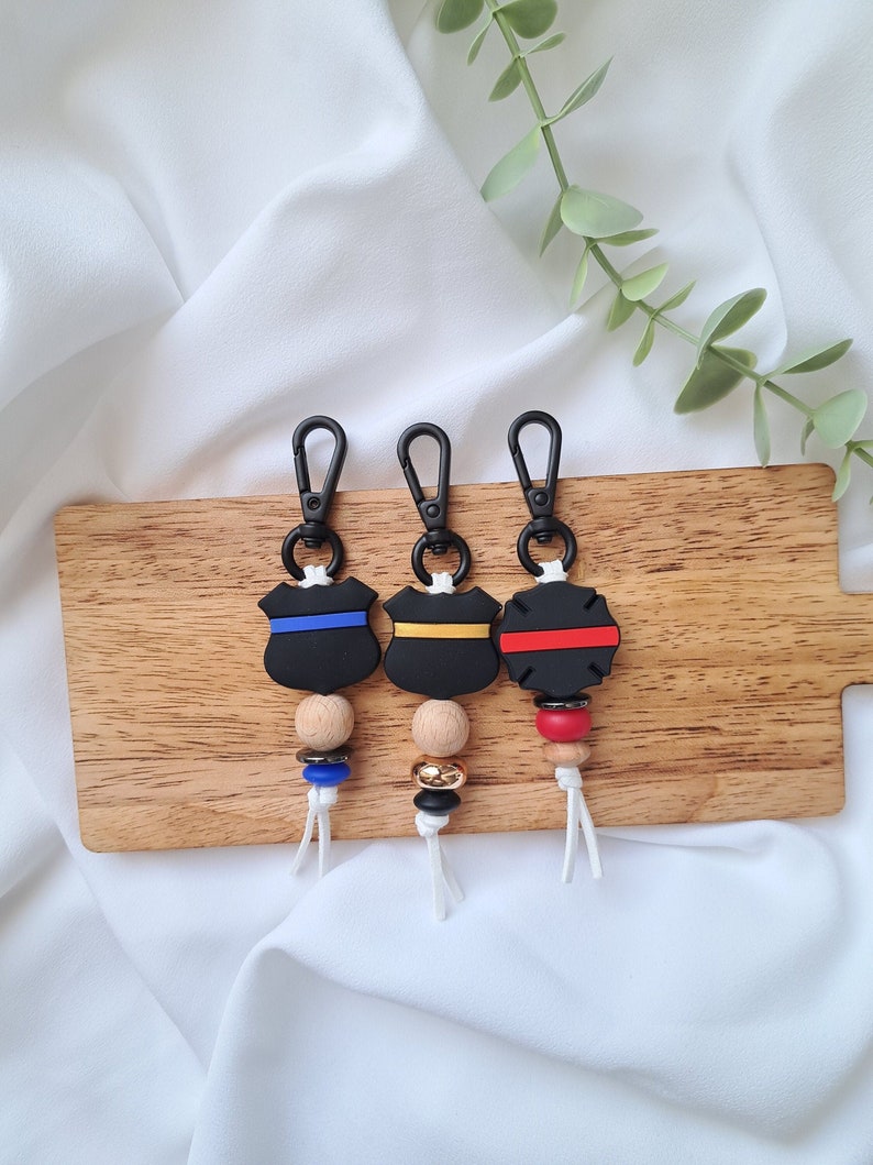 911 Dispatcher Keychains | Police Fire Ambulance | I Am 911 | Star Of Life | Thin Yellow Line | Thin Red Line | Thin Blue Line