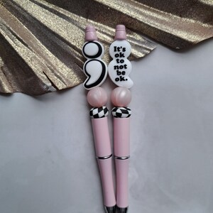 Stylo Ita Ok to not be ok, cadeaux inspirants, stylo point virgule
