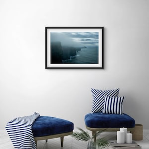 Scogliere di Moher, Co Clare, Irlanda / Stampa su carta fotografica / Stampa artistica da parete con fotografia costiera / Download digitale / Stampa fotografica