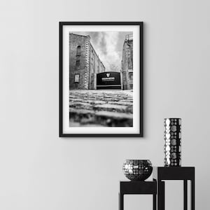 ギネス・ゲートの白黒プリント | ダブリンのモノクロ写真 | アイルランドのウォールアート | セント・ジェームズ・ゲートの写真 | アイリッシュパブの装飾