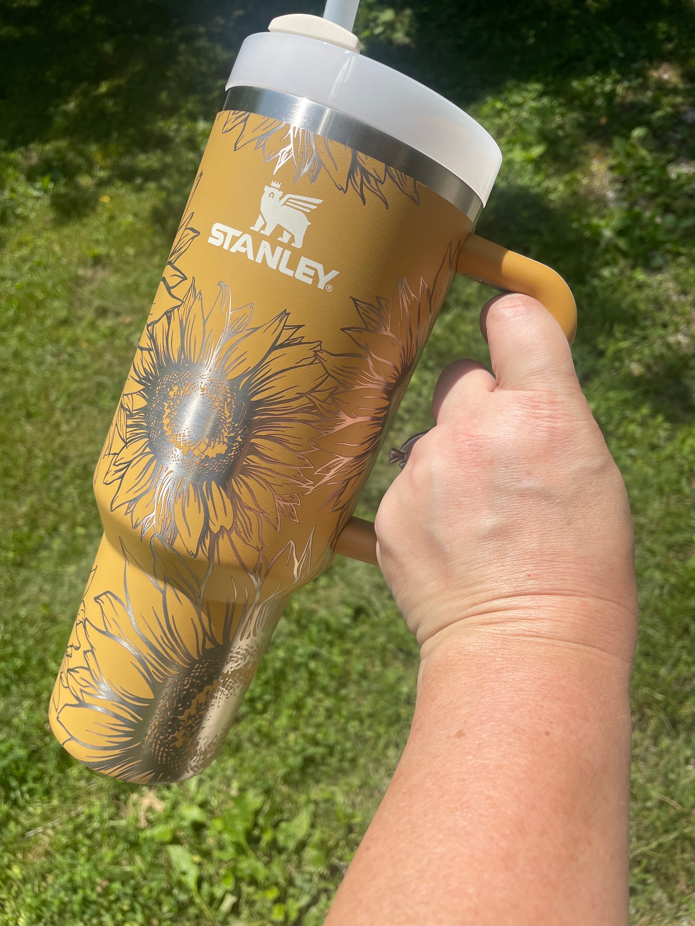 Limited Edition Stanley Quencher H2.0 Tumbler 30oz. Tigerlily Orange IN HAND