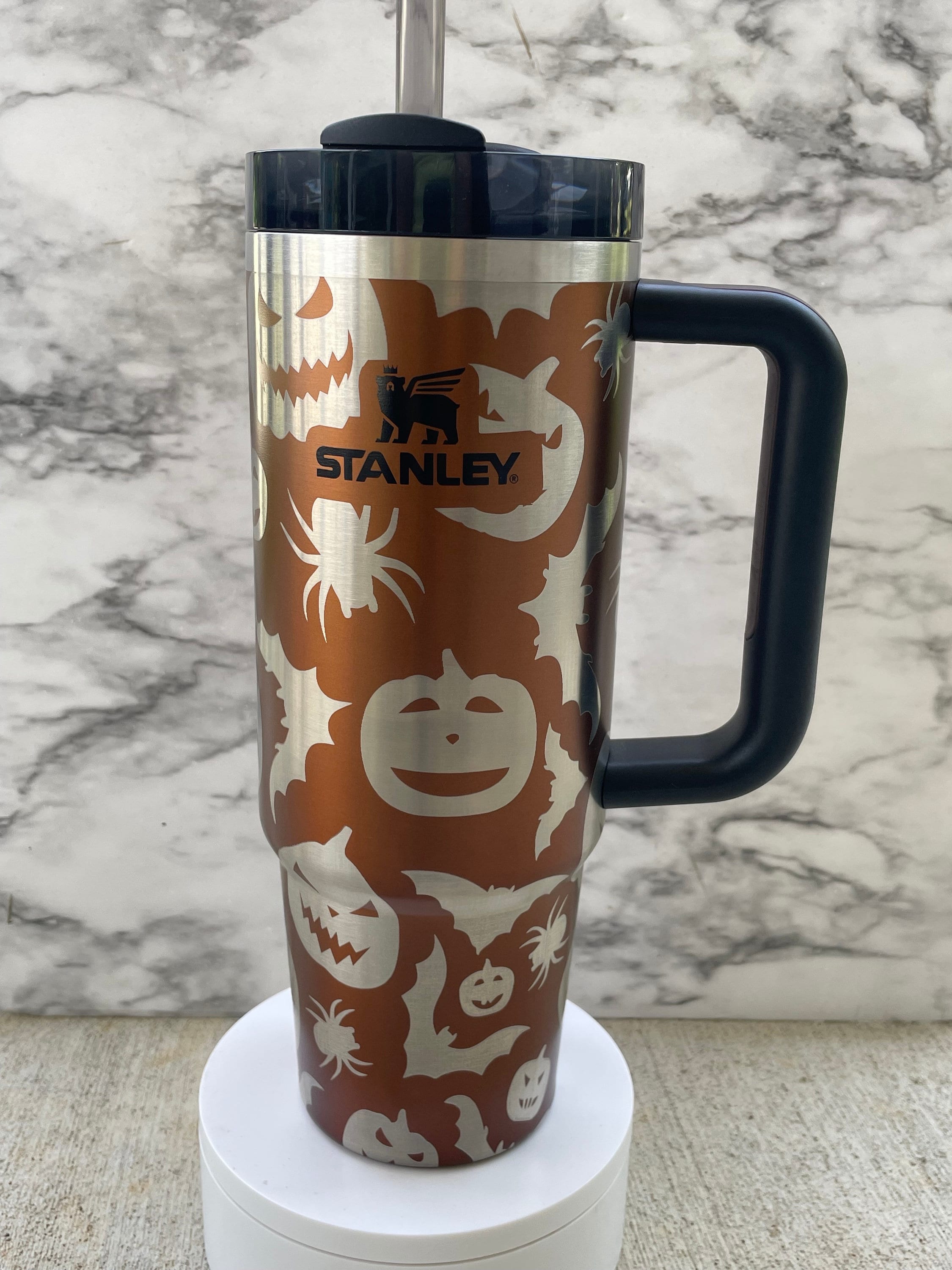 Stanley 40oz Tumbler, Personalized Stanley, Gift for Her, Laser Engraved  Stanley, Lemon Tumbler, Summer Stanley Tumbler, Custom Stanley Cup 