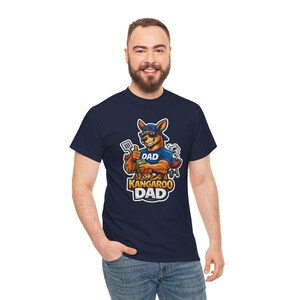 Camiseta divertida de papá canguro, diseño gráfico de papá australiano genial, idea de regalo única y divertida para papás. imagen 19
