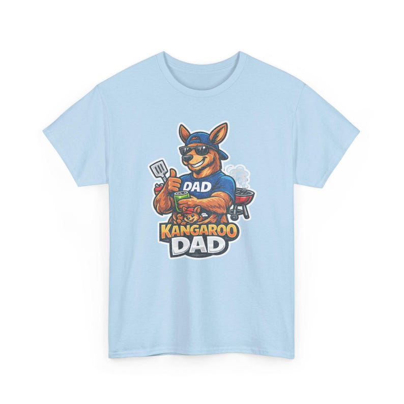 Camiseta divertida de papá canguro, diseño gráfico de papá australiano genial, idea de regalo única y divertida para papás. imagen 11