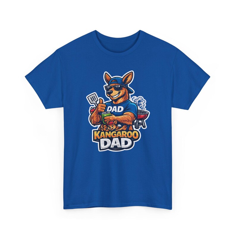 Camiseta divertida de papá canguro, diseño gráfico de papá australiano genial, idea de regalo única y divertida para papás. imagen 12