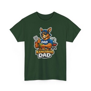 Camiseta divertida de papá canguro, diseño gráfico de papá australiano genial, idea de regalo única y divertida para papás. imagen 10