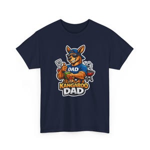 Camiseta divertida de papá canguro, diseño gráfico de papá australiano genial, idea de regalo única y divertida para papás. imagen 13