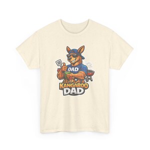 Camiseta divertida de papá canguro, diseño gráfico de papá australiano genial, idea de regalo única y divertida para papás. imagen 8